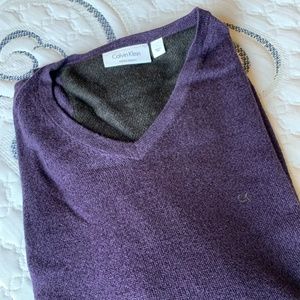 Calvin Klein Italian Merino sweater Large